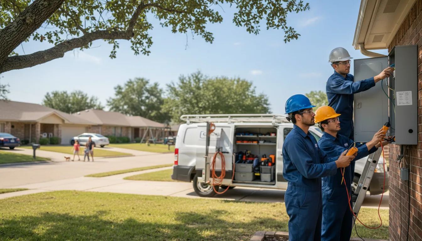 Certified electrician providing emergency electrical services in Arenzville, IL
